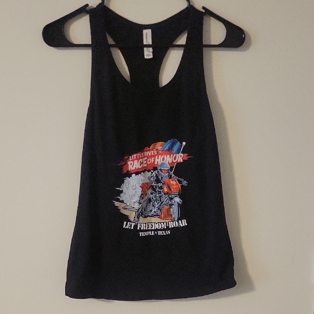 Bella Canvas Black Muscle Tee with Graphic Print